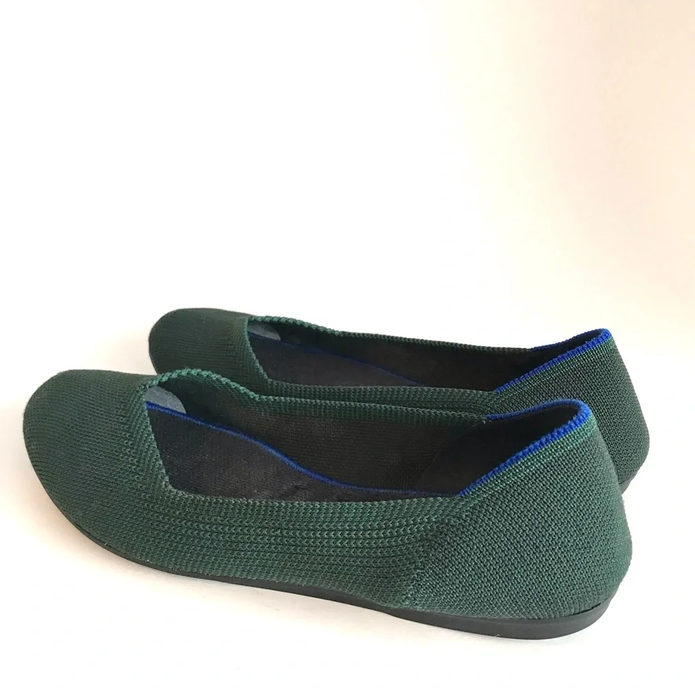 Rothy’s The Flat Green Round Toe (7.5) - Picture 4 of 12